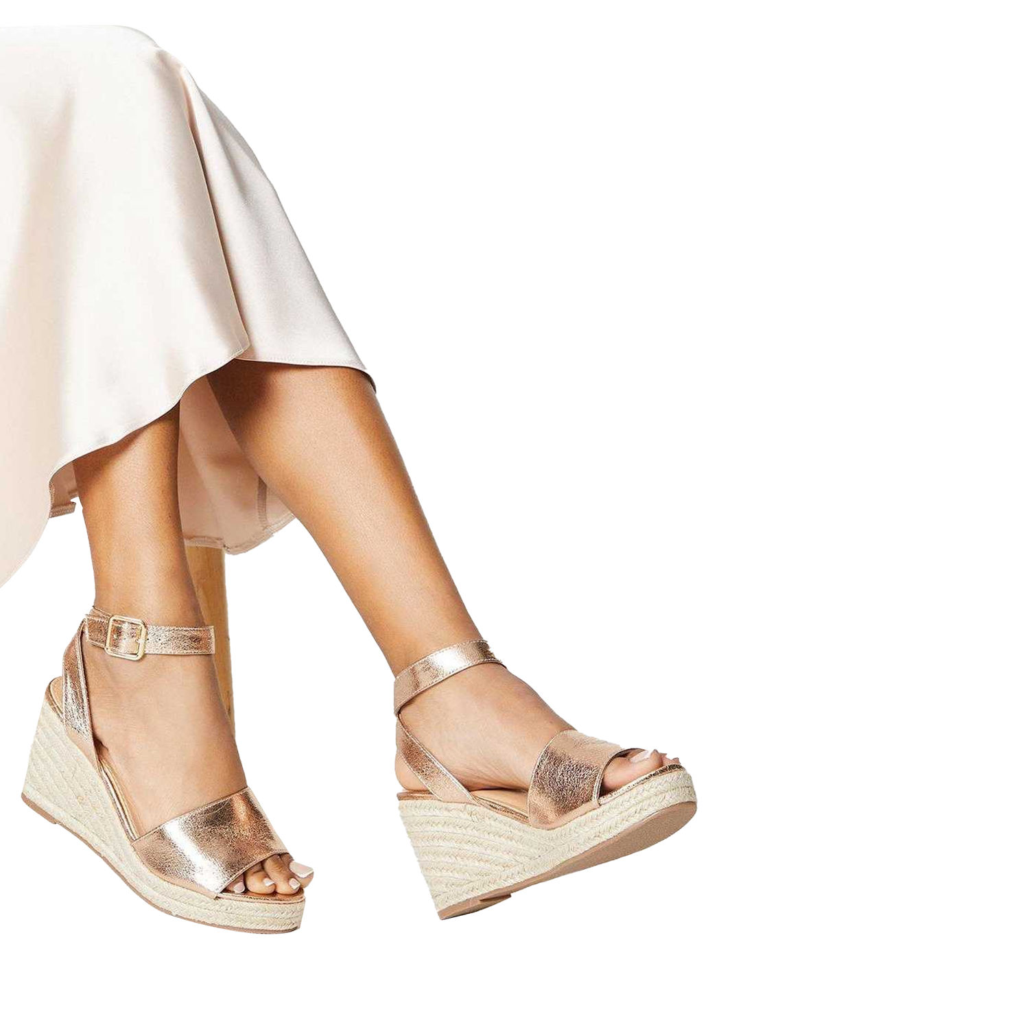 Dorothy Perkins Womens Rebekah Peep Toe Wedge